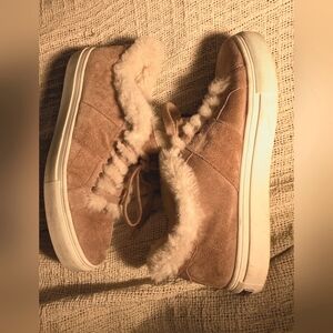 Kennel & Schmenger Sherpa lined suede sneakers size 8